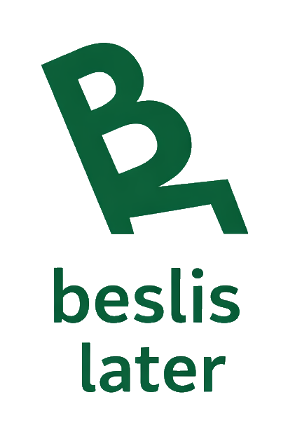 Beslis Later logo als projectvisual